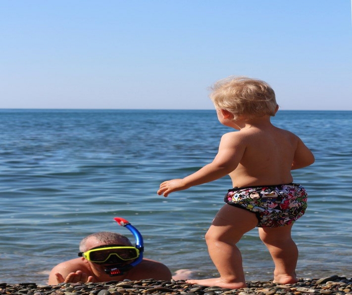 Многоразовые подгузники в отпуск